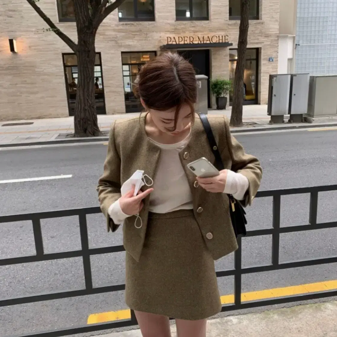 니드오브 트리울자켓스커트세트 트위드하객룩 온드민 타낫 플랜트 샵모도 시에