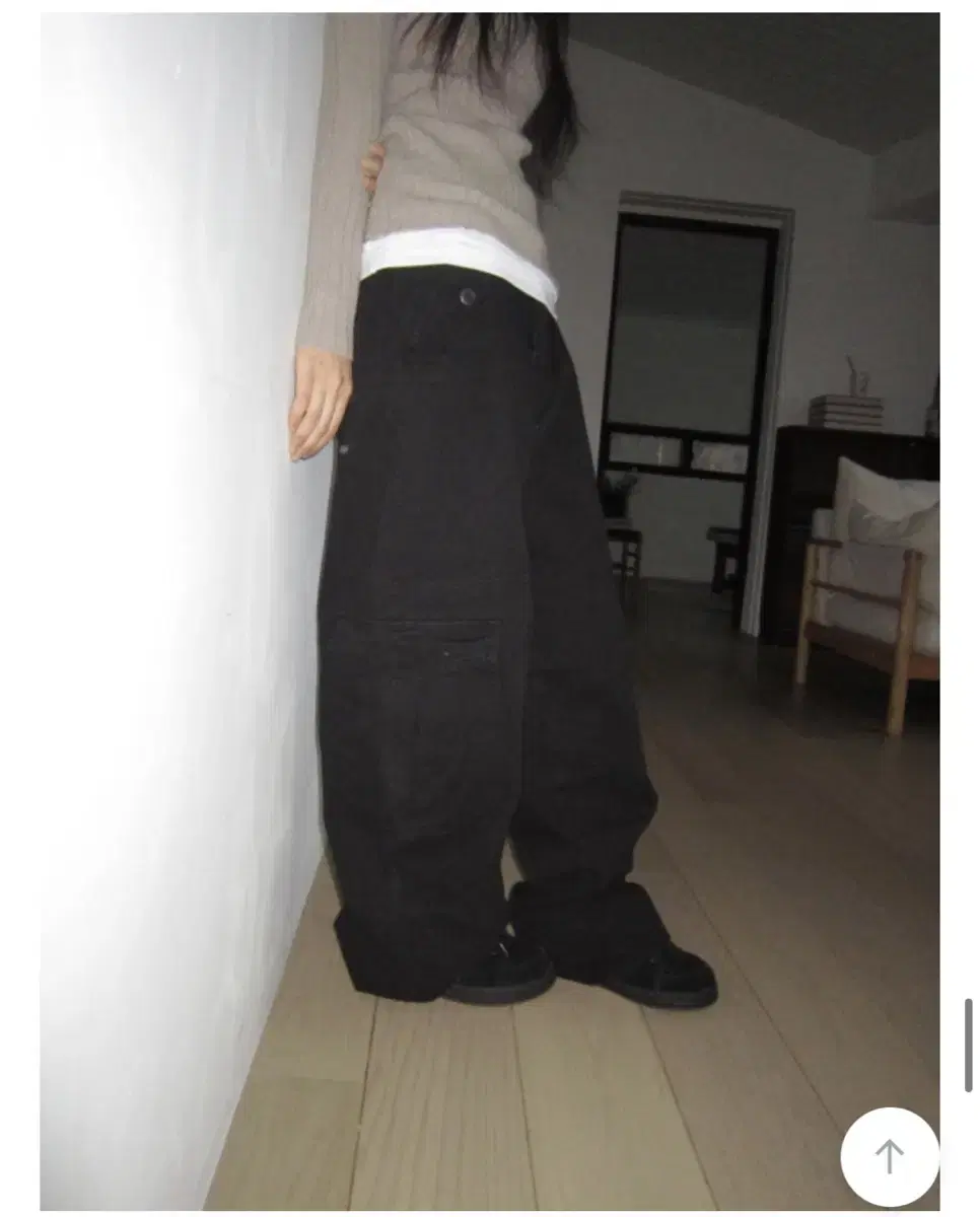 나의나인 이즈이즈 low bunt cargo pants M
