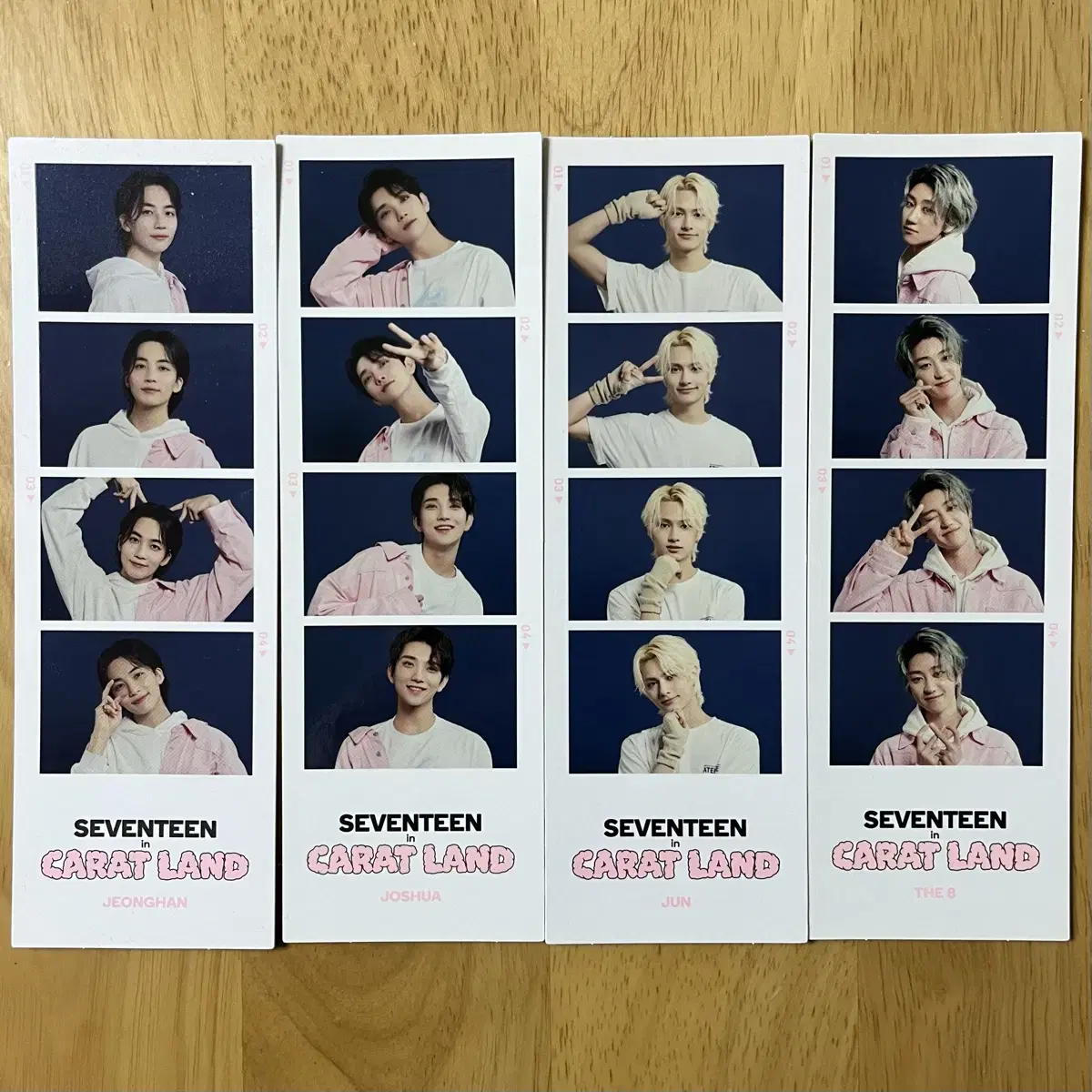 세븐틴 캐럿랜드 네컷 일괄 판매 (정한 조슈아 준 디에잇)