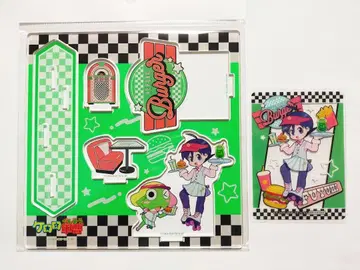 개구리 중사 케로로 카페 케로로 겨울나무 아크릴 디오라마 클리어 카드