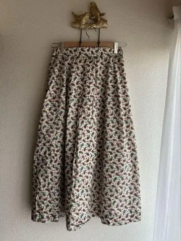 TALBOTS 플레어 페이즐리 무늬 롱 스커트