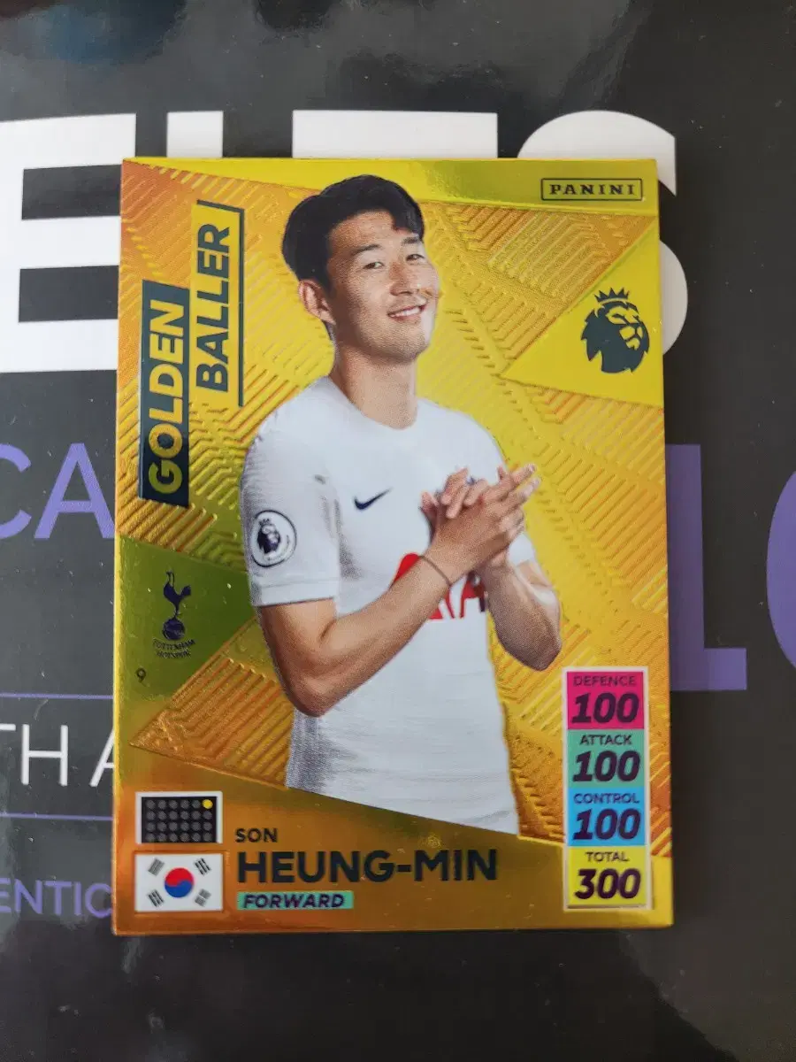 손흥민 골든볼러 축구카드