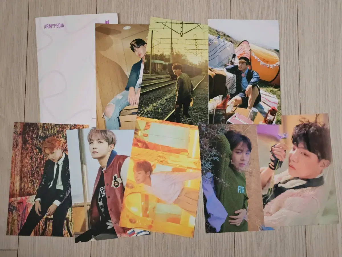 BTS 방탄 아미피디아 엽서 8장 일괄 (호석 j-hope)