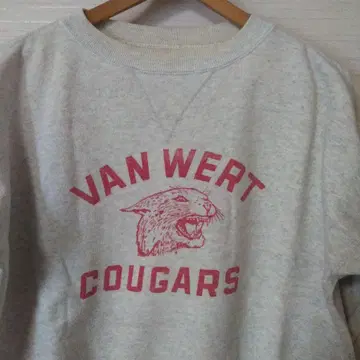 50s 60s 이전 V 맨투맨 "VAN WERT COUGARS"