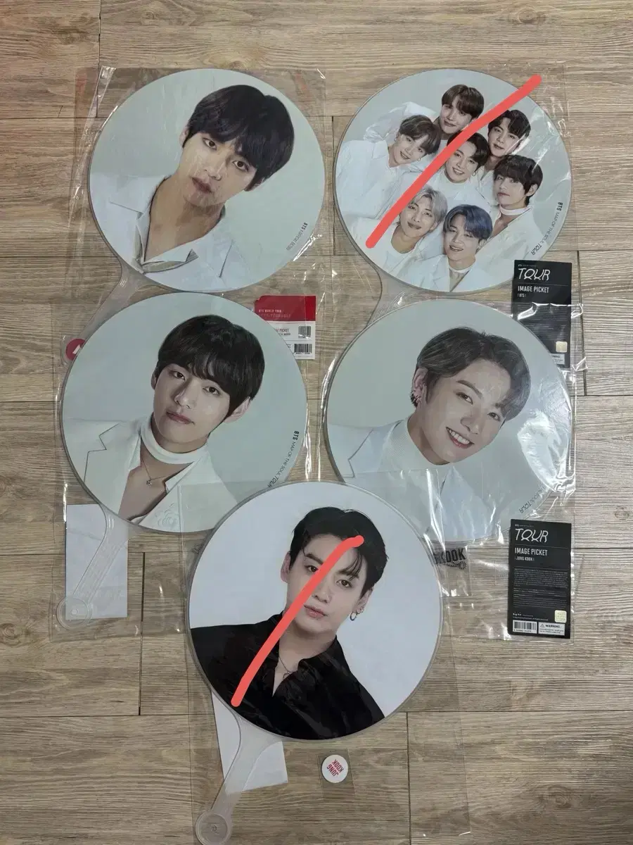 방탄 bts 이미지피켓 정국 뷔