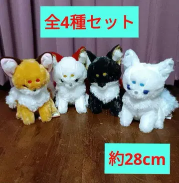 조그맣고 귀여운 여우 구미호 넷 봉제 인형 JB 전 4종 세트