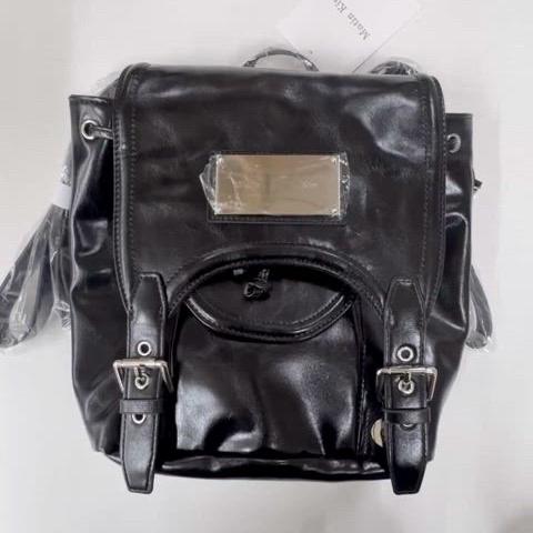MATIN KIM | 마뗑킴 {New Product} MANTENKIM Buckle Detail Backpack