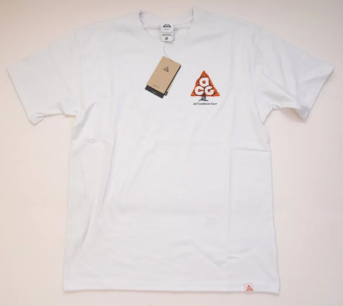 [S] Nike ACG Wildwood T-Shirt Summit White - US Fit