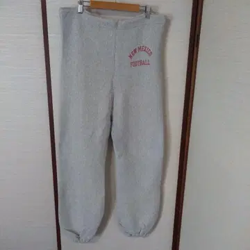 70s 80s 리버스 위브 스웨트 팬츠 단색 택 L