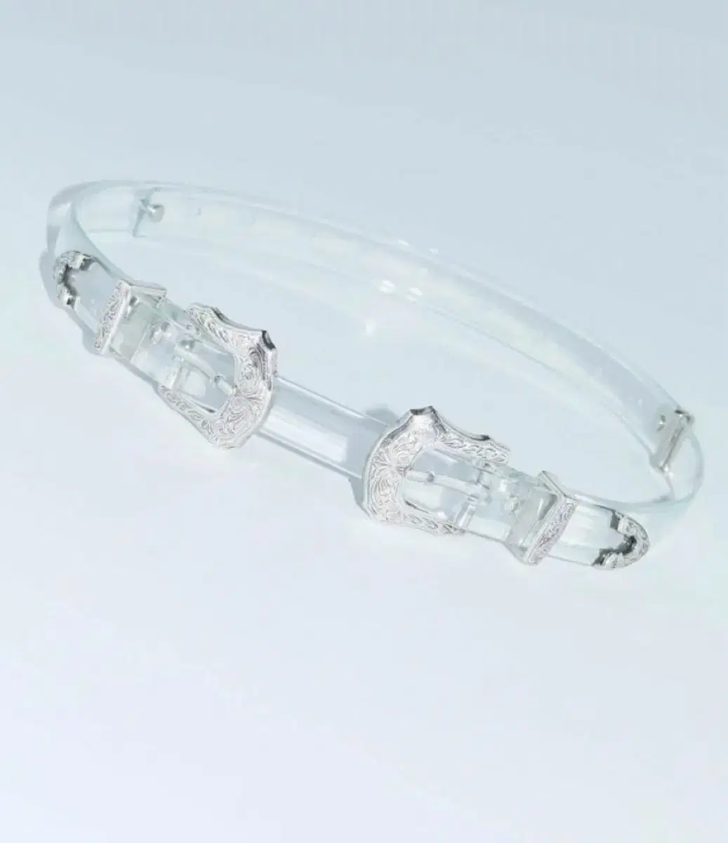 Toga Double Buckle Clear Belt
