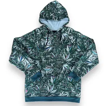 mishka 대마 잎 패턴 올 패턴 후드티 미시카 weed 마리화나 간자