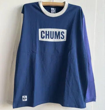 새상품 CHUMS 로고 롱 티셔츠 참스 pcxl