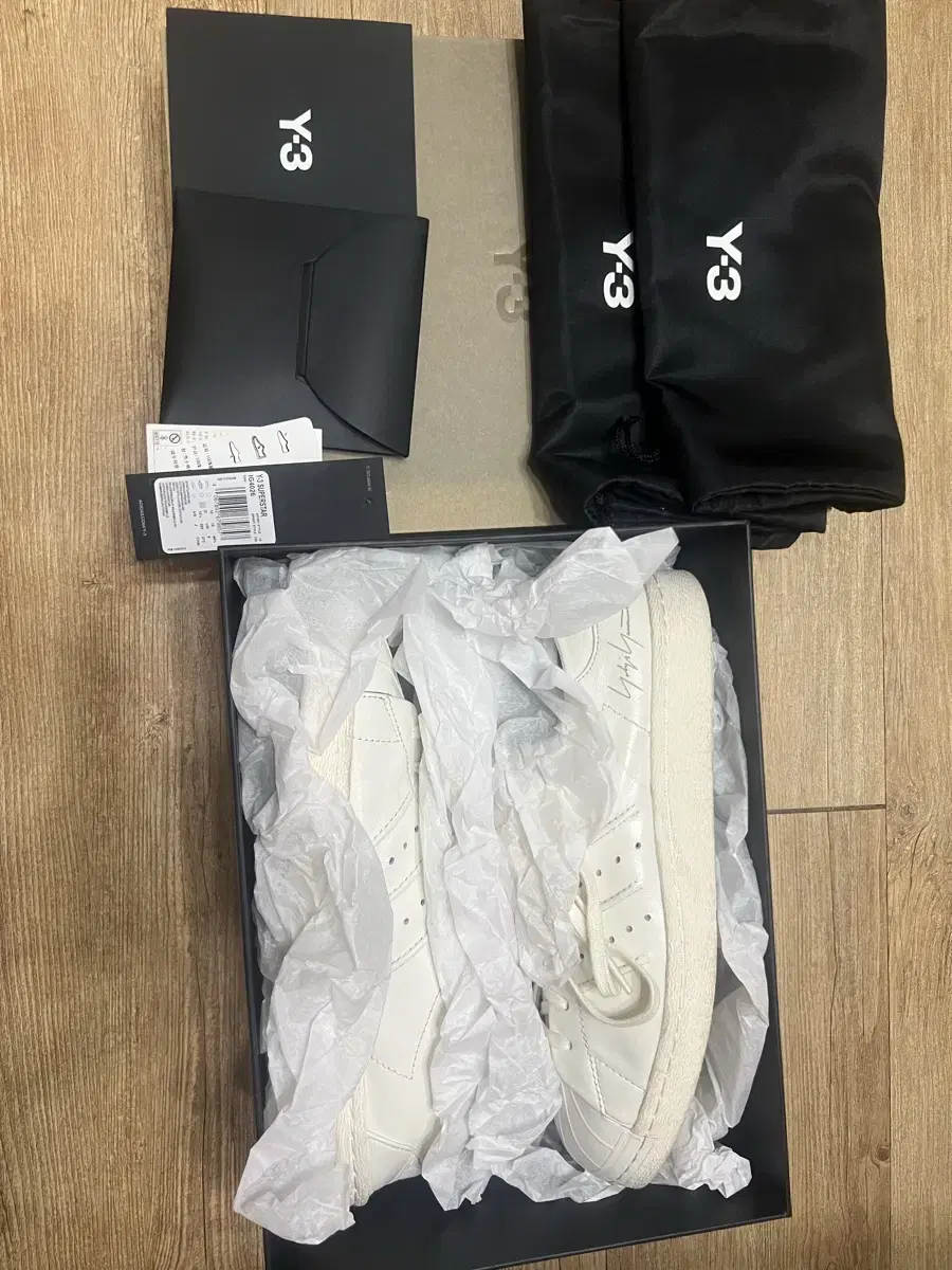 285 Y-3 아디다스 슈퍼스타 오프 화이트
