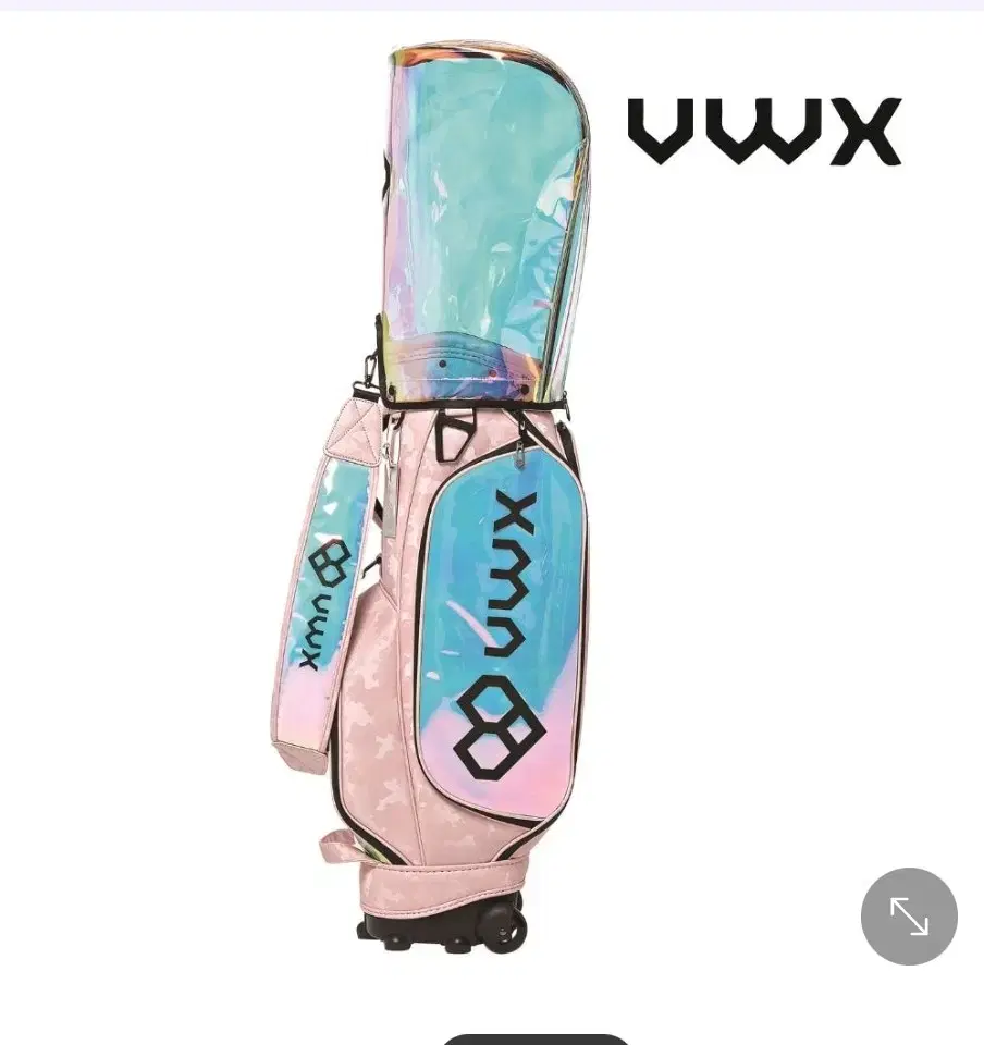 코오롱 VWX CB PINK CAMO 핑크 카모 휠 캐디백