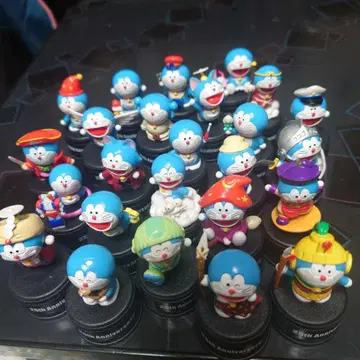 도라에몽 25주년 기념 피규어 세트 25개 미사용 자택 보관