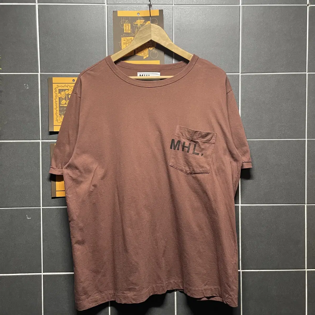 MHL Margaret Howell Pocket Vahn Short Sleeve T-Shirt