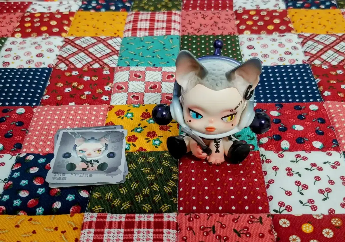 [팝마트] 스컬판다 나이트메어 애니멀 (고양이)