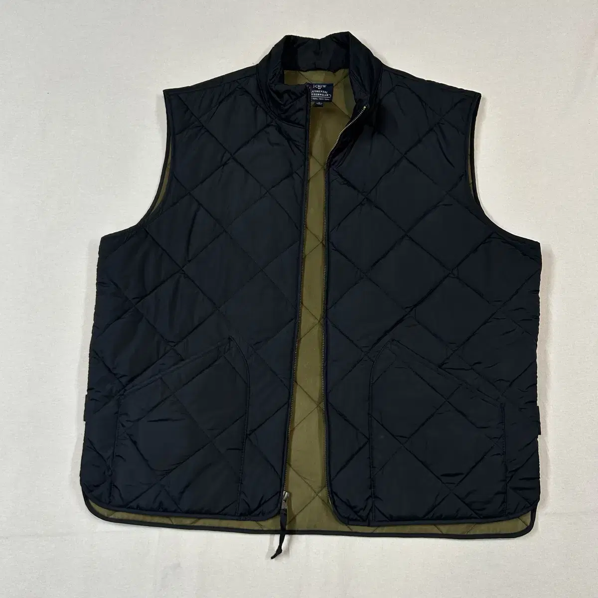 XL) J crew 제이크루 블랙 퀼팅 베스트 조끼