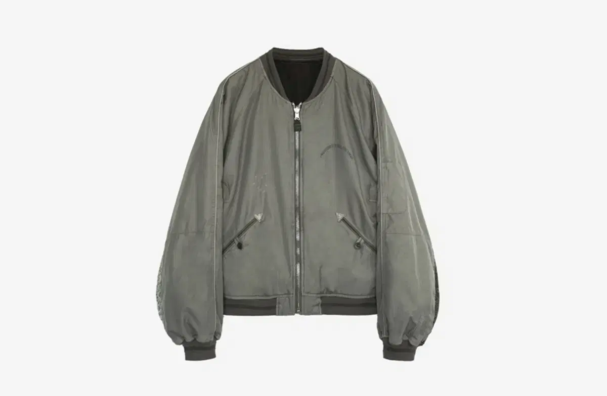 [3] 폴리테루 25ss 1011 리버시블 플로럴 수베니어 봄버 새상품