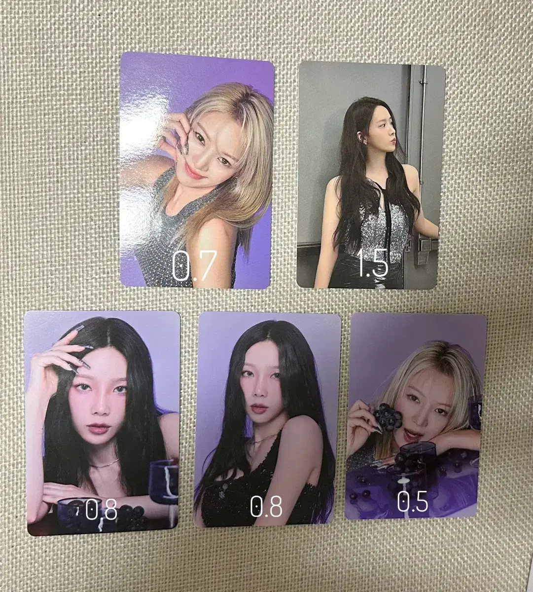 소녀시대 2025 시즌그리팅 트레카 포토카드