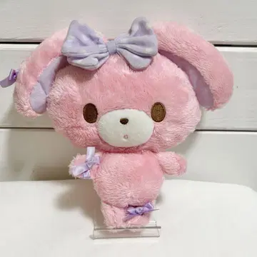 초레어 봉봉리본 봉제 인형 패스 케이스 마스코트