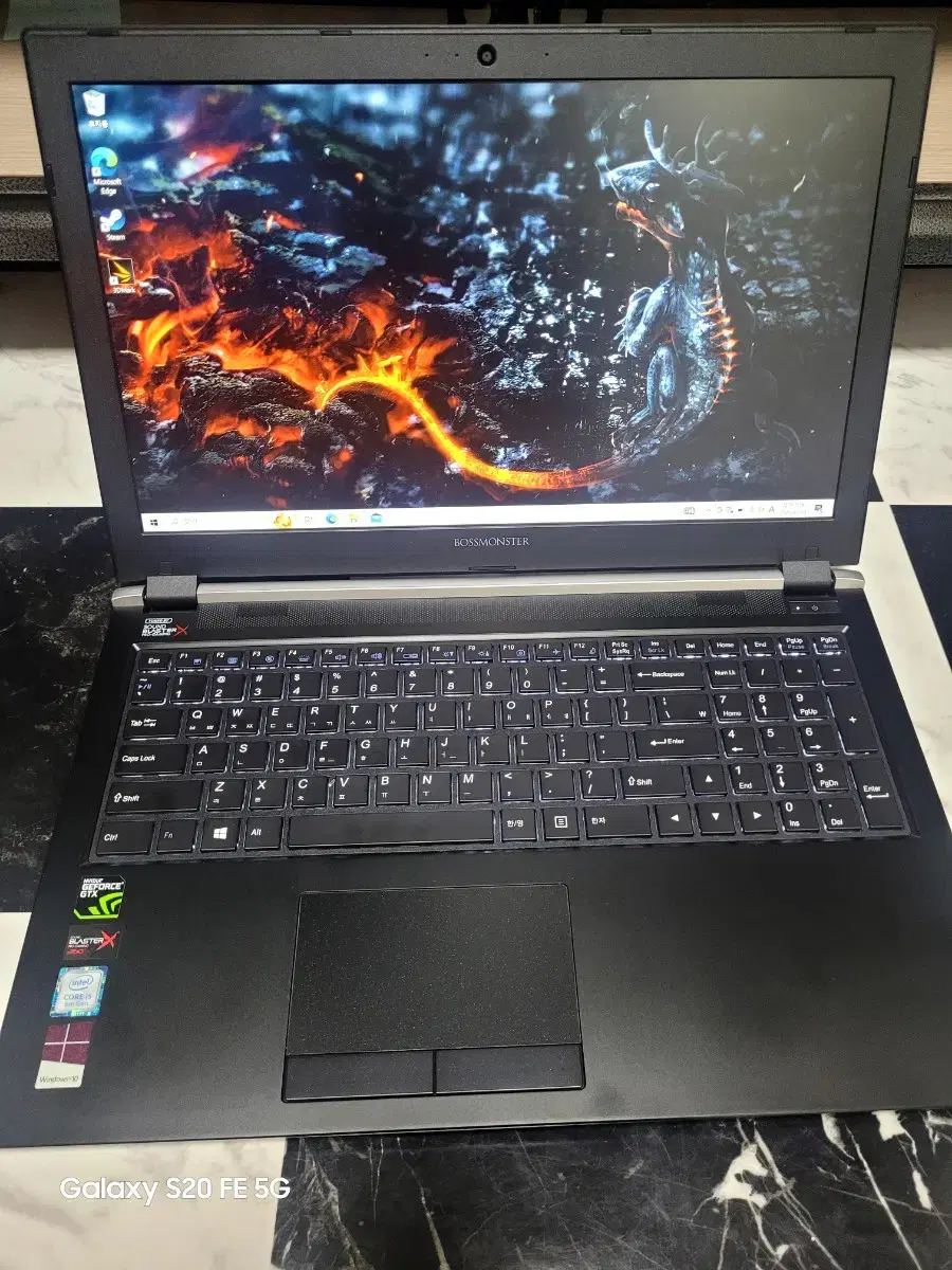 GTX 1060 한성 보스몬스터 게이밍 노트북 팝니다.