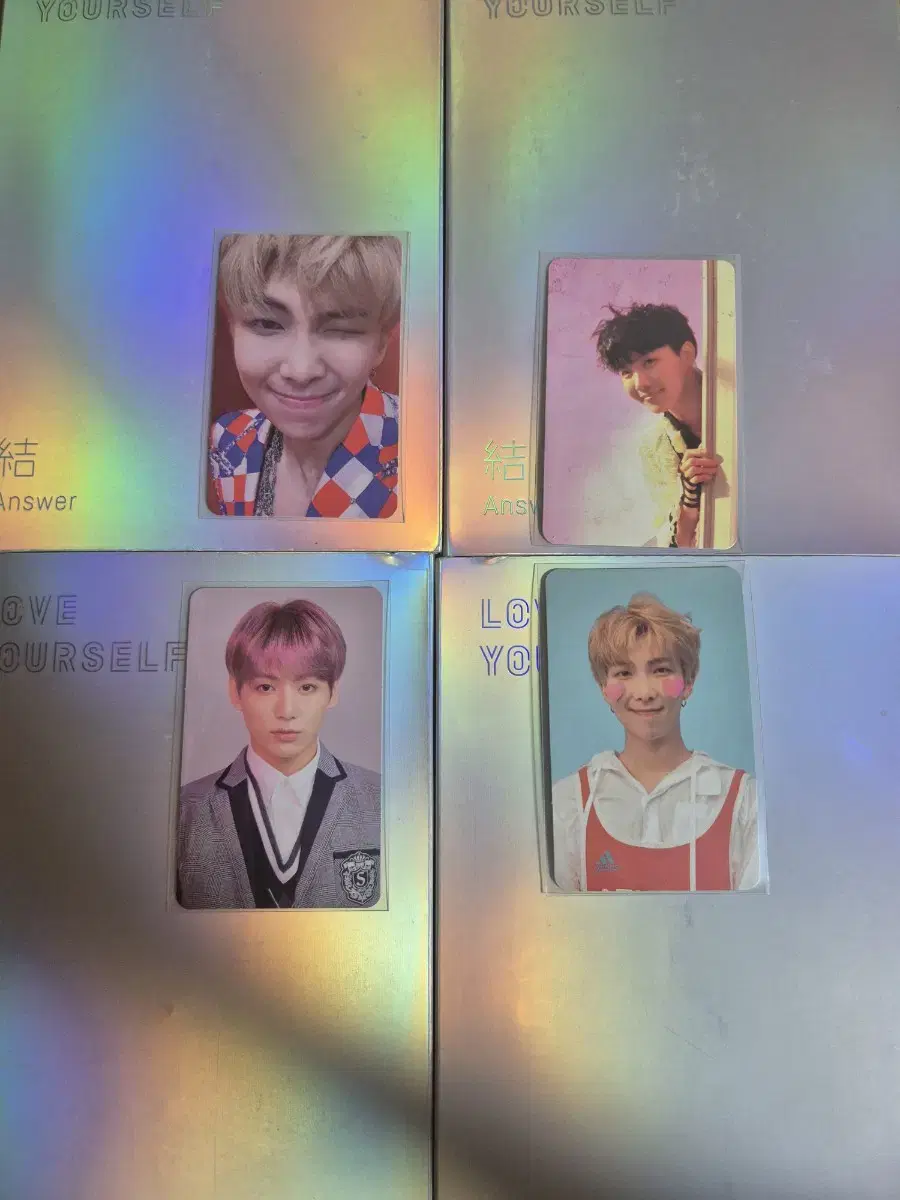 급처) 방탄소년단 방탄 럽셀 앨범 포카 Rm 제이홉 정국 일괄 양도