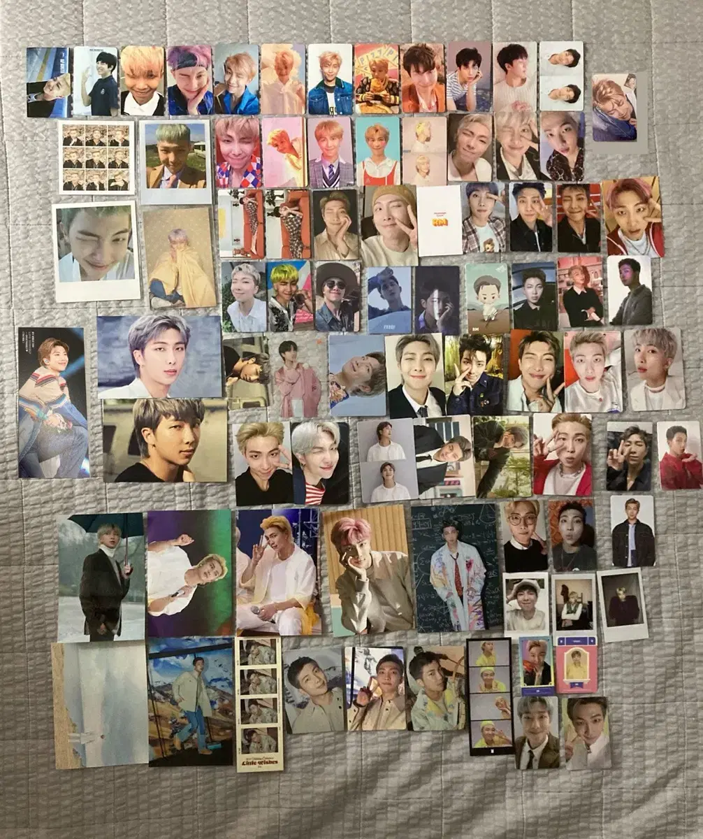 일괄 양도) 방탄 RM 남준 공식 앨범+콘서트+전시회 포카