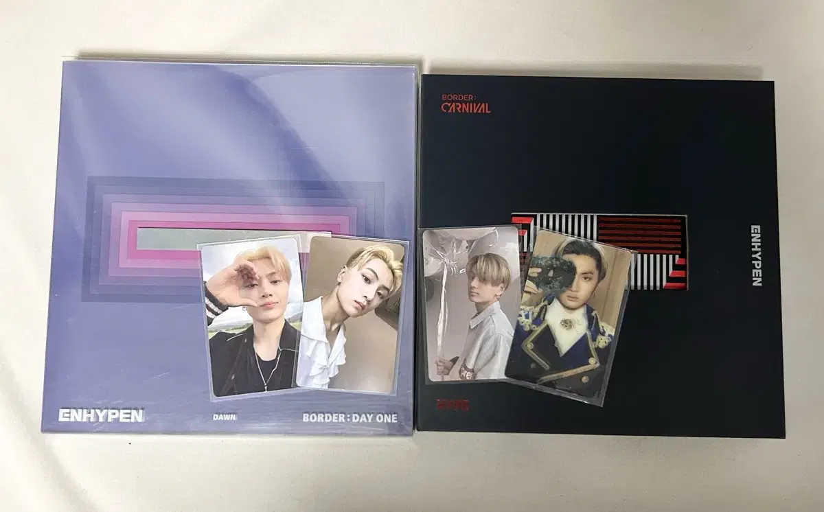 엔하이픈 보더 데이원 보더 카니발 앨범 & 제이 포카 4장