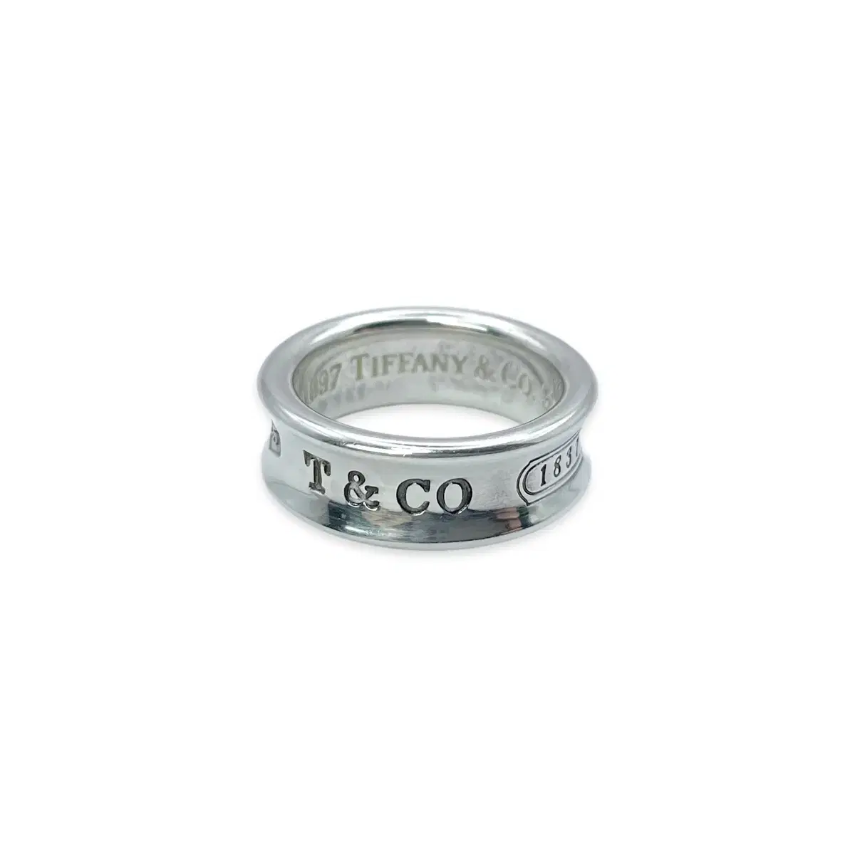 [Genuine] Tiffany & Co. 1837 Narrow 925 Silver Ring