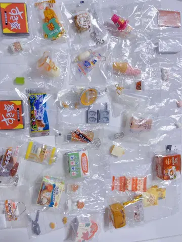 식품 모티브 캡슐 토이 세트