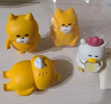 고양이 왕국 시리즈 피규어 4개 세트
