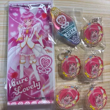 해피니스 차지 프리큐어 큐어 러블리 아키노 메구미 아크링 키링 태피스트리