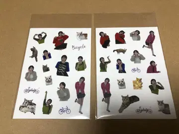 자전거 2장 어느 봄날 스티커 장미