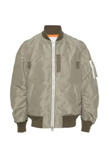 sacai 사카이 레어 자수 트윌 봄버 자켓 MA1 자켓