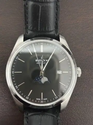 완동품, 새상품급 EDOX 문 페이즈 LES VAUBERTS 자동 감기