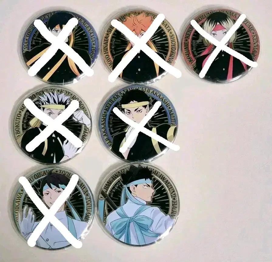 Haikyuu hinata Kenma Akashi Oikawa Iwaizumi Cheering Squad Can Badge