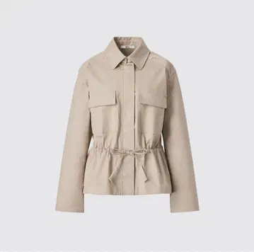 신품 택 포함 유니클로 C 코튼 블렌드 드로우 스트링 자켓 2XL