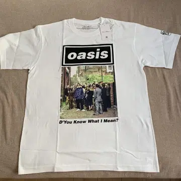 미사용 새상품 오아시스 oasis 30주년 기념 티셔츠