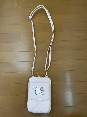산리오 시마무라 헬로키티 퀼팅 퀼트 숄더백 레트로