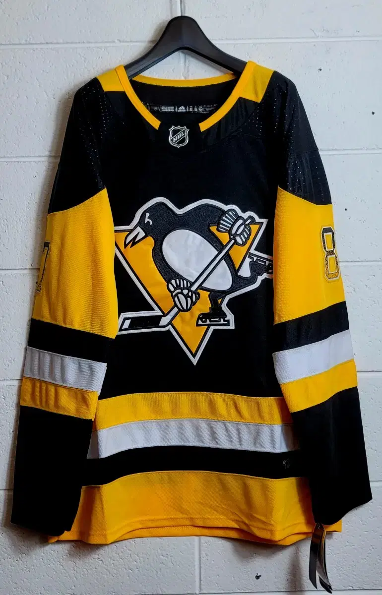 [새상품] 아디다스 x NHL 피츠버그 펭귄스 아이스하키 져지(유니폼)