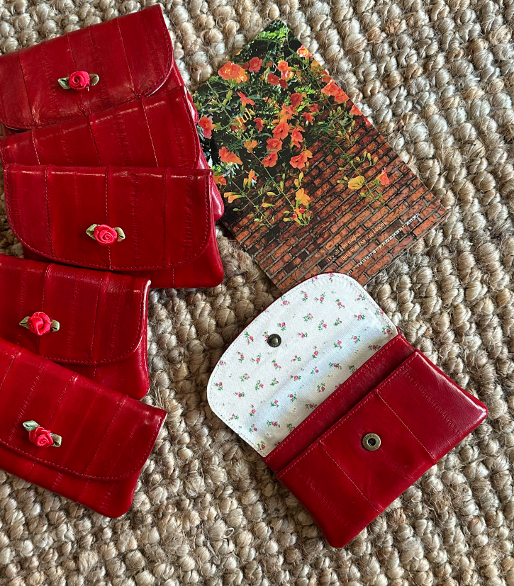 더블쿼츠 반지갑 Simple Card holder Rose