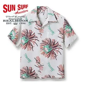 SUN SURF SS39028 아일랜드 블루메 사이즈 M 반팔 새상품
