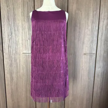 레이빔즈! 프린지 퍼플 원피스 M