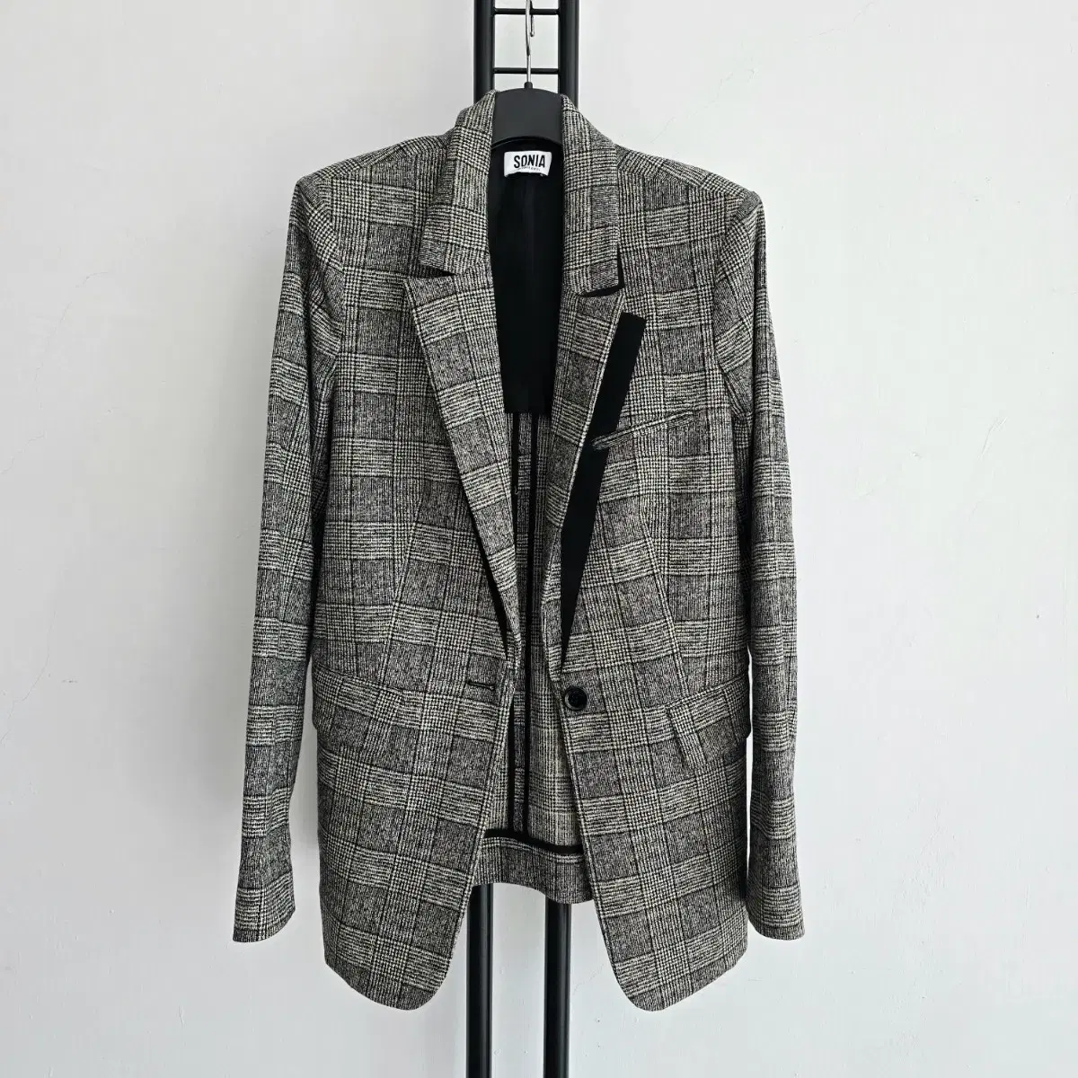 정품 소니아리키엘 SONIA RYKIEL 체크 자켓