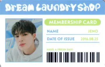 NCT DREAM 랜덤 세탁 카드 팩 제노 드림 세탁소 ID 카드
