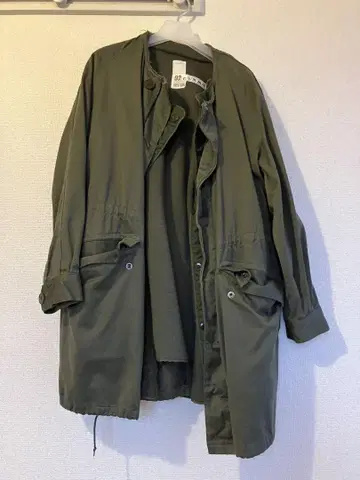 올리브 밀리터리 코트 m-64 프랑스 군