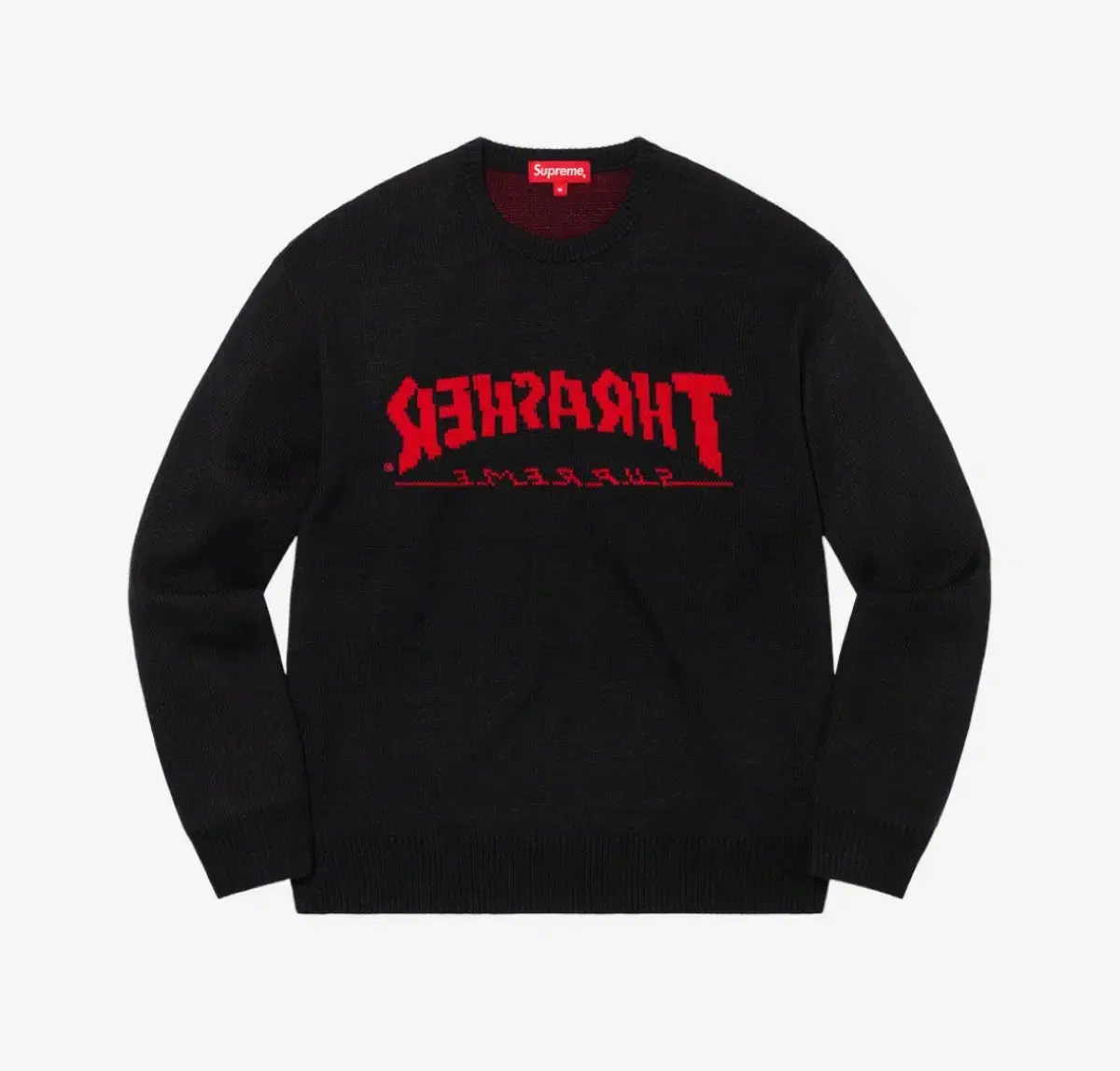 Supreme x Thrasher Sweater Black - 21FW