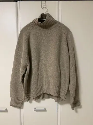 stein EX FINE LAMBS LOOSE HIGHNECK KNIT