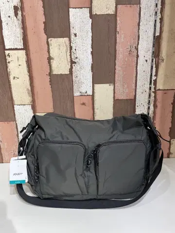 (조엣) 더블 포켓 숄더 다크 그레이 J6961